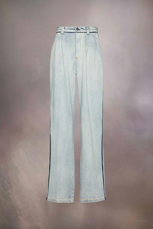 Maison Margiela Japanese Denim Jeans Light Blue | UK_MM22201