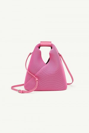 Maison Margiela Japanese Mesh Crossbody Bag Pink | UK_MM67344
