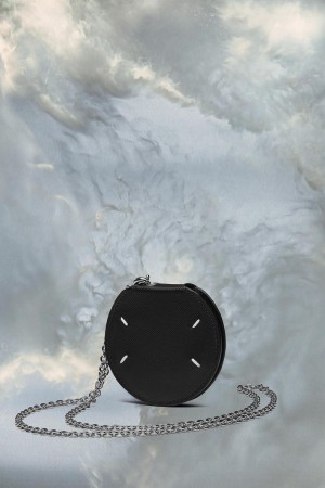Maison Margiela Leather Accessory Black | UK_MM48676