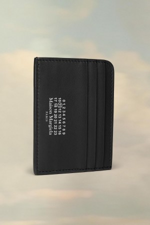 Maison Margiela Leather Cardholder Black | UK_MM22716