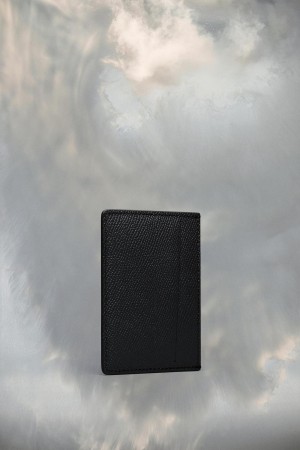 Maison Margiela Leather Small Cardholder Black | UK_MM33695