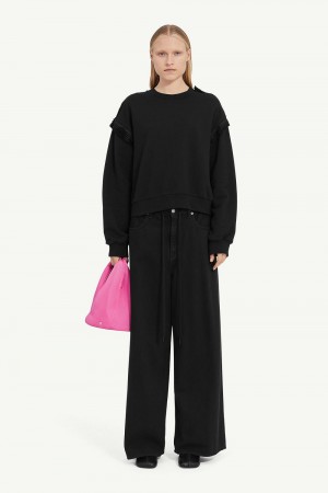 Maison Margiela Lightweight Denim 5-pocket Trousers Black | UK_MM72597