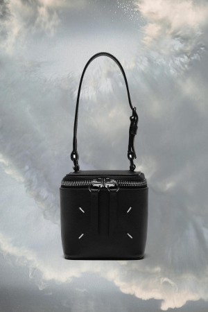 Maison Margiela Mini Box Bag Black | UK_MM17361
