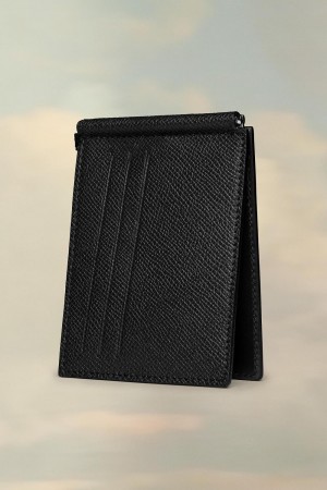 Maison Margiela Money Clip Wallet Black | UK_MM51856