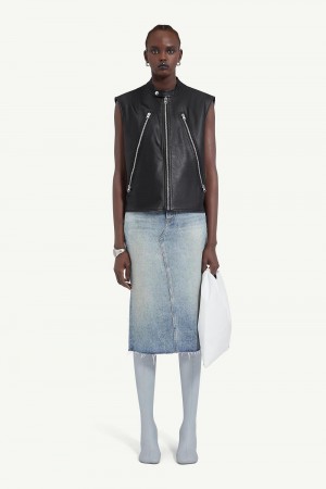 Maison Margiela Motorcycle Gilet Black | UK_MM43337