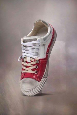Maison Margiela New Evolution Sneaker White Red | UK_MM38216