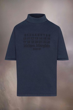 Maison Margiela Numeric Logo Top Navy | UK_MM41484