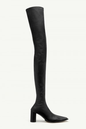 Maison Margiela Over-the-knee Boots Black | UK_MM85747