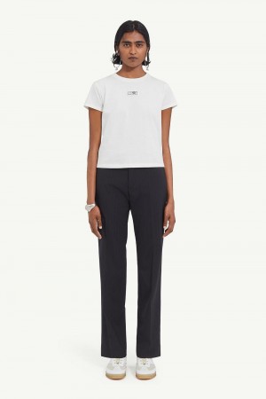 Maison Margiela Print T-shirt White | UK_MM62846