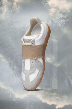 Maison Margiela Replica Elastic Band Sneaker Light Blue | UK_MM23771