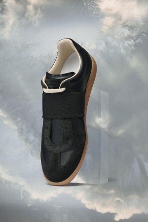 Maison Margiela Replica Elastic Band Sneaker Black | UK_MM30246