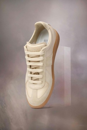 Maison Margiela Replica Sneakers Beige | UK_MM14133