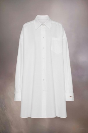 Maison Margiela Shirt Dress White | UK_MM48266