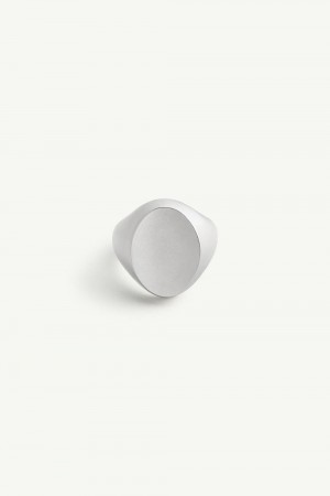 Maison Margiela Signet Ring Silver | UK_MM79811