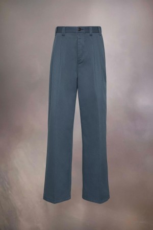 Maison Margiela Skater Chino Trousers Blue | UK_MM33060