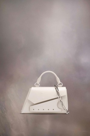 Maison Margiela Snatched Asymmetric Micro White | UK_MM49472