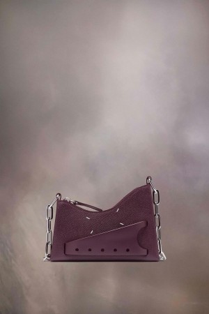 Maison Margiela Snatched Hobo Micro Purple | UK_MM69558