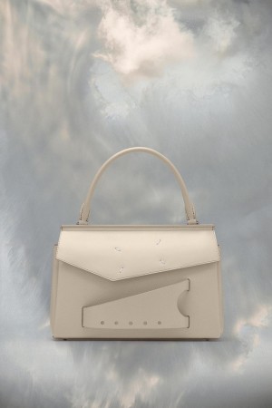 Maison Margiela Snatched Top Handle Small Beige | UK_MM98866