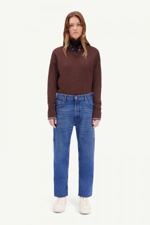 Maison Margiela Straight-leg Jeans Blue | UK_MM36923