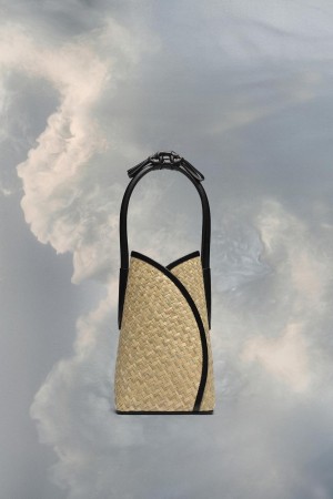 Maison Margiela Straw Bag Yellow | UK_MM44791