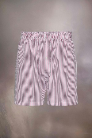 Maison Margiela Striped Shorts Pink | UK_MM98025