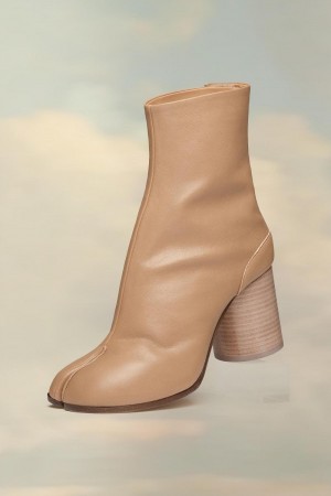 Maison Margiela Tabi Ankle Boots Khaki | UK_MM33730