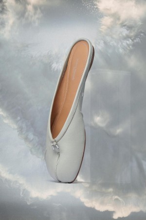 Maison Margiela Tabi Ballerina Mule Light Blue | UK_MM42253