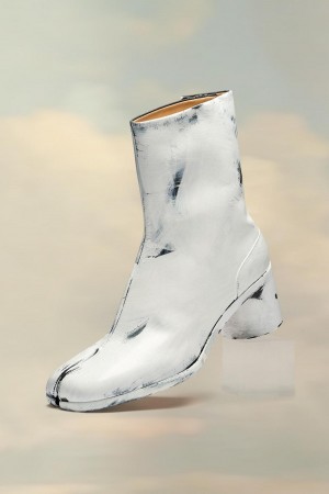 Maison Margiela Tabi Bianchetto Boots White | UK_MM30335