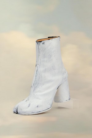 Maison Margiela Tabi Bianchetto Boots White | UK_MM21147