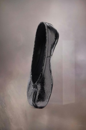 Maison Margiela Tabi Broken Mirror New Ballerinas Black | UK_MM58534