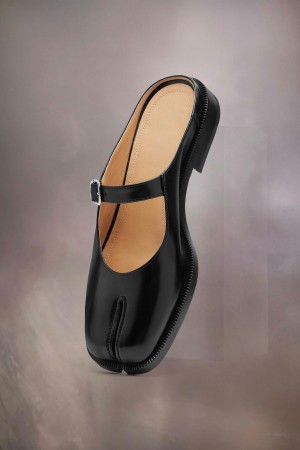 Maison Margiela Tabi City Mary-jane Mules Black | UK_MM30221