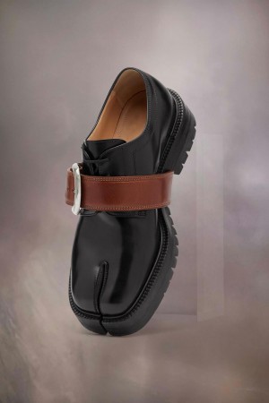 Maison Margiela Tabi Combat Derby Low-tops Black | UK_MM94846