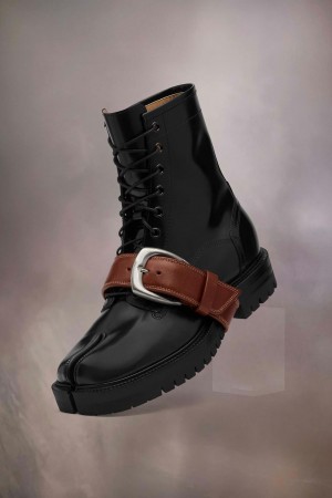 Maison Margiela Tabi Combat High-tops Black | UK_MM41433
