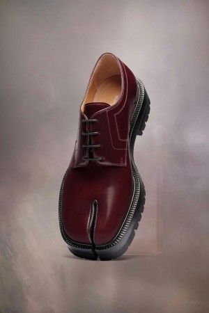 Maison Margiela Tabi Lace-ups Red | UK_MM86923