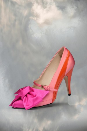 Maison Margiela Tabi Monster Bow Pump Pink | UK_MM64207
