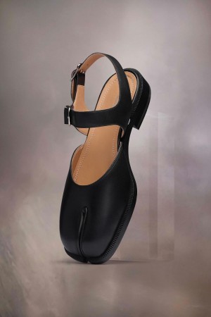 Maison Margiela Tabi Sandals Black | UK_MM13067