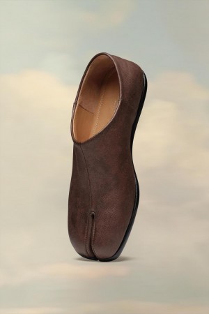 Maison Margiela Tabi Slip-on Brown | UK_MM40213