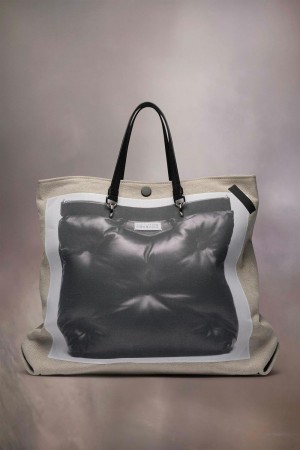 Maison Margiela Trompe L'oeil Glam Slam Shopping Grey | UK_MM60138