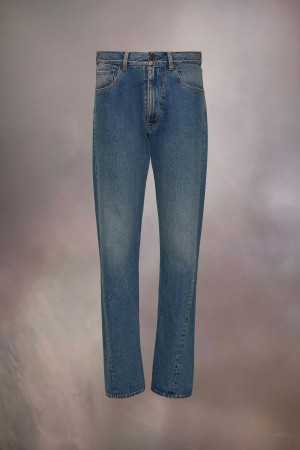 Maison Margiela Turn-up Jeans Blue | UK_MM76889