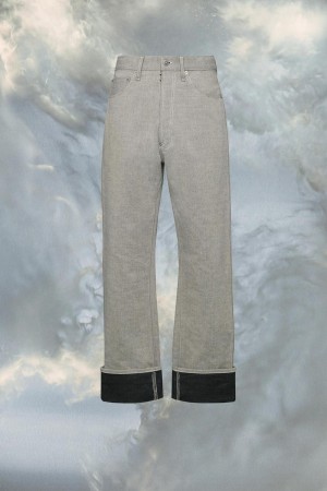 Maison Margiela Turn-up Jeans Grey | UK_MM61030