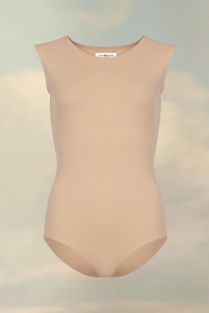 Maison Margiela Viscose Bodysuit Coral | UK_MM93450