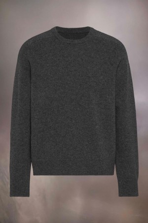 Maison Margiela Washed Lambswool Sweater Black | UK_MM92573