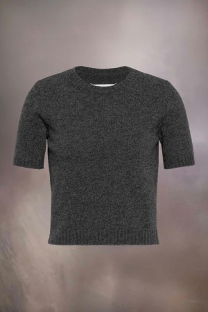Maison Margiela Washed Lambswool Top Black | UK_MM38503