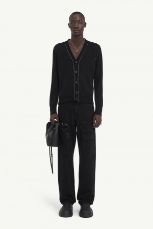 Maison Margiela Wool Cardigan Black | UK_MM23138