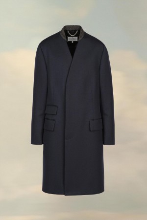 Maison Margiela Wool Cavalry Coat Black | UK_MM29797